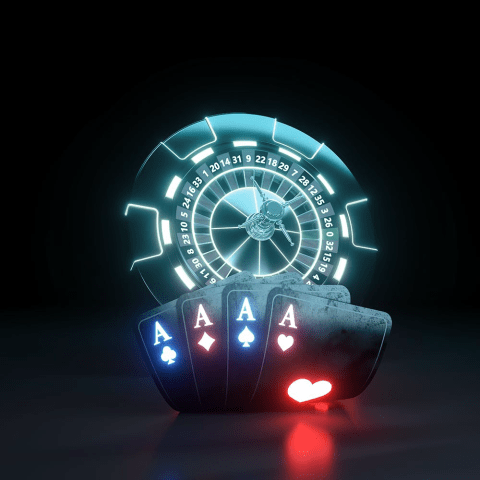 aces and roulette wheel in ceon